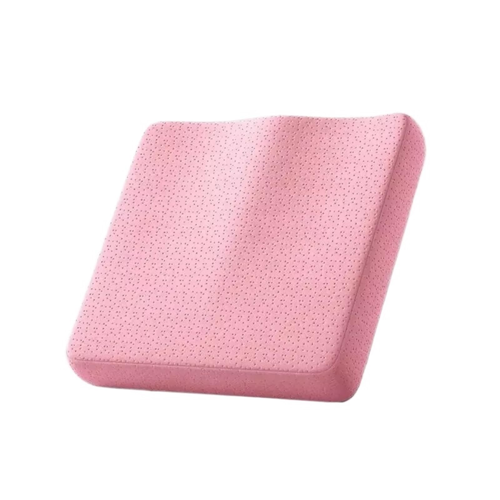 RYNVRNCOE 1pcs Memory Foam Seat Cushion Comfortable Soft Coccyx Pillow Car Office Interior Accessories(Pink Navy)
