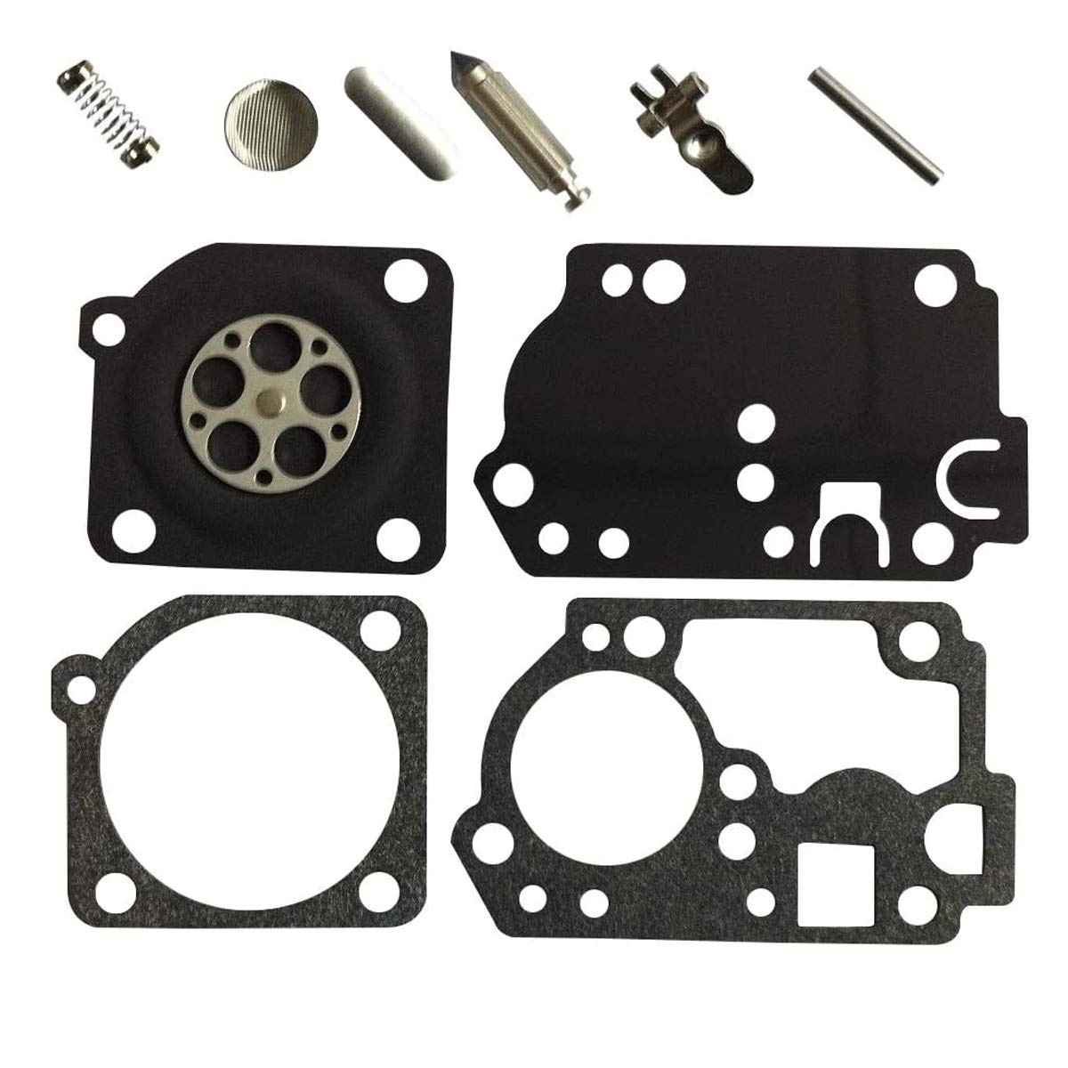 Hippotech Carburetor Rebuild Kit for ZAMA RB-142 C1U-W32 C1U-W32A for POULAN/Weed Eater RS32 Trimmer