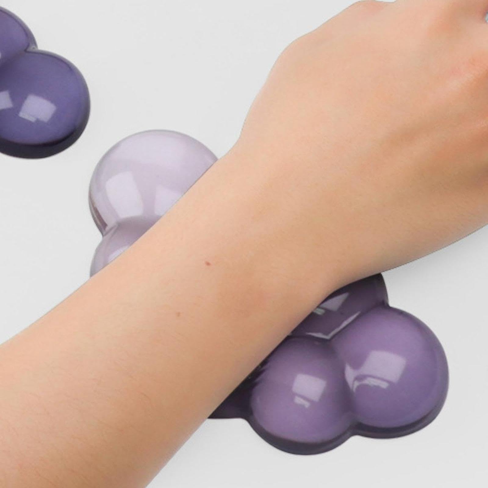 Repose-Poignets pour Clavier, Tapis de Clavier, Repose-Bras, Coussin Confortable, Accessoire de Bureau à Offrir, Violet