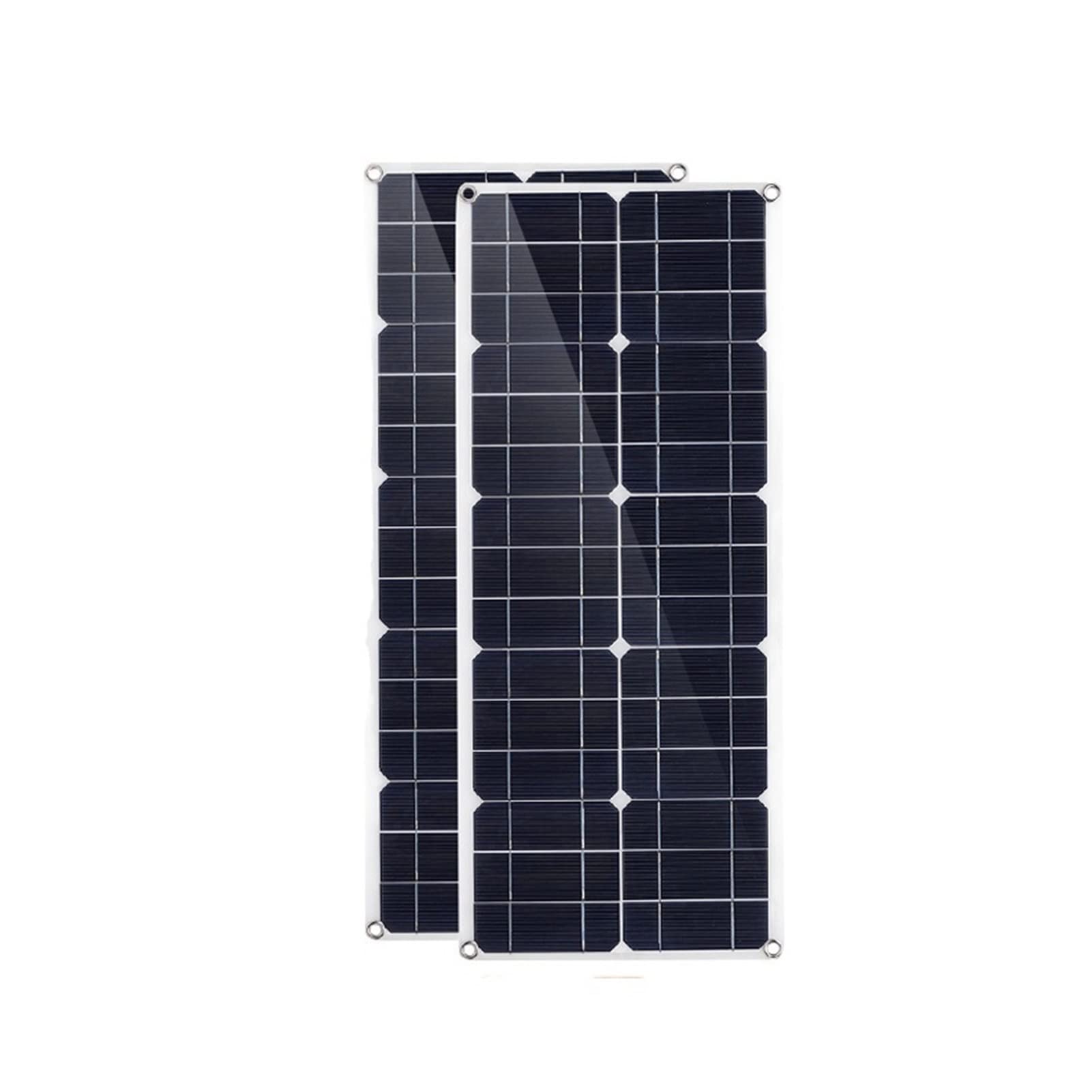 Panel Solar, 10 0W/200W 100A Controlador Panel solar Dual 12V/5V USB Células solares impermeables células solares for yates for automóvil RV Cargador de batería(100W 30A Controller)
