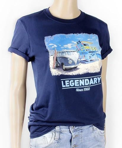 Miniatura 3 de BRISA VW Collection - Camiseta unisex para Volkswagen Samba Bus T1 Camper Van con diseño retro y vintage