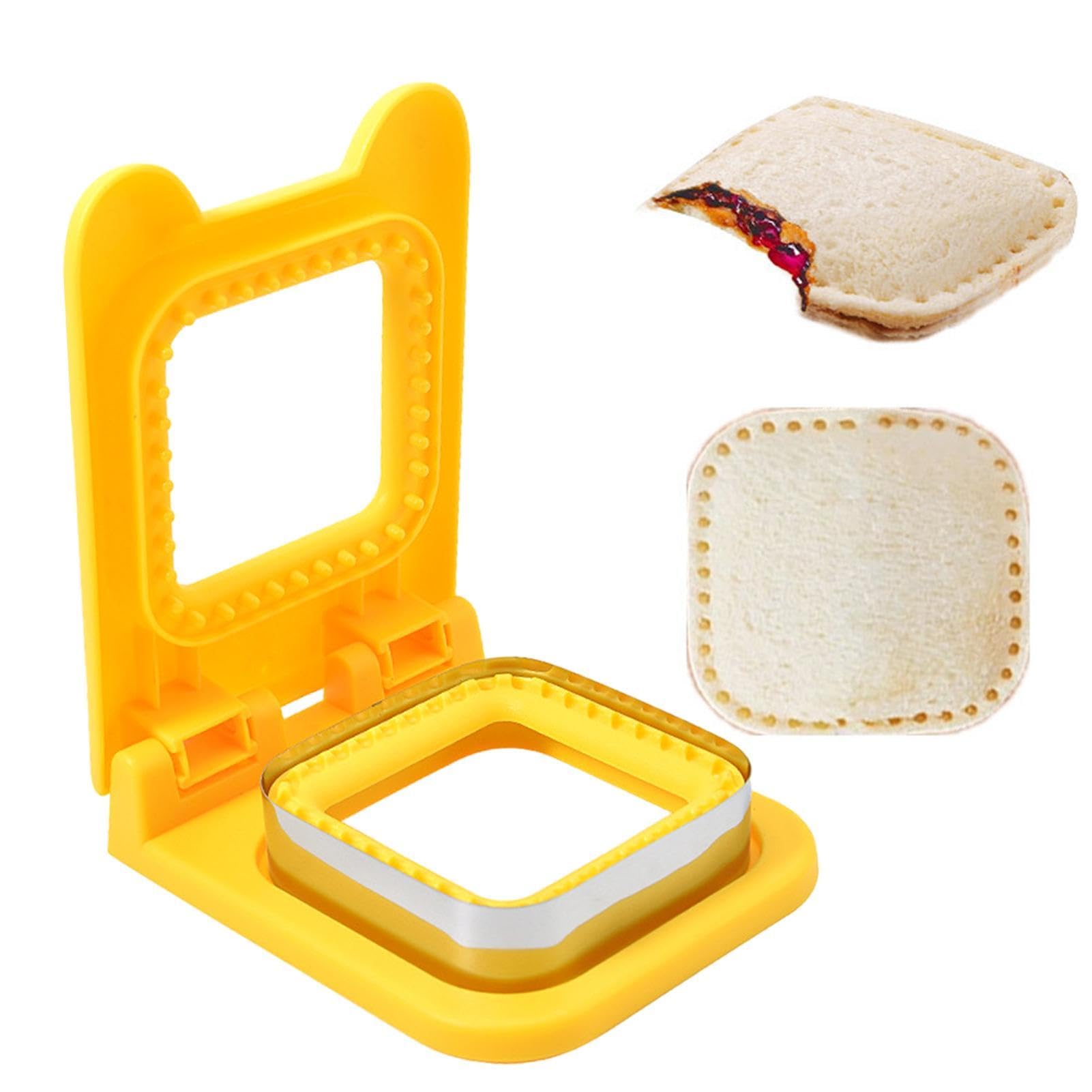 Décrouteur à Sandwich Au - Crêpière Aux Biscuits Coupe-Sandwich Carré En Forme D'accessoires De Boîte Lunch Pour Crêpes Biscuits, Fabricant Sandwichs Sandwich Cutter Scellant Des
