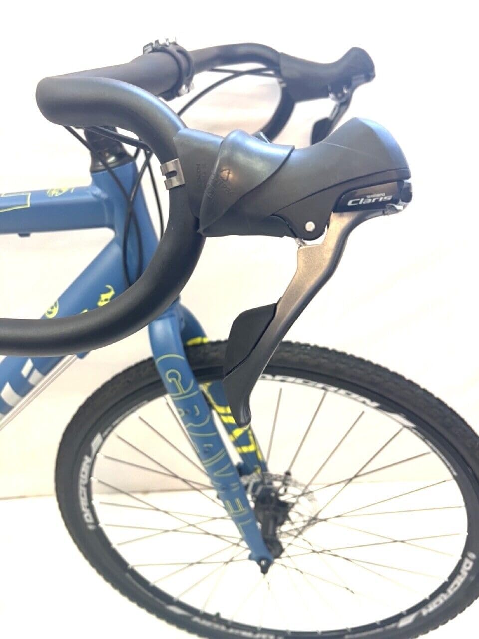 Corelli Goat 1.0 Gravel Bike, marco de aluminio, neumáticos de 700 x 35 c, cambio de 16 velocidades