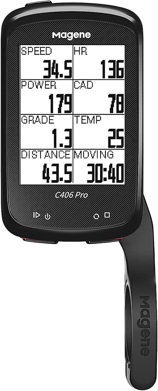 WDX- Ordenador for Bicicleta, Ordenador GPS for Bicicleta, Resistente al Agua, inalámbrico, Ant+, velocímetro Inteligente for Bicicleta Medida de Velocidad (Color : Rosso)