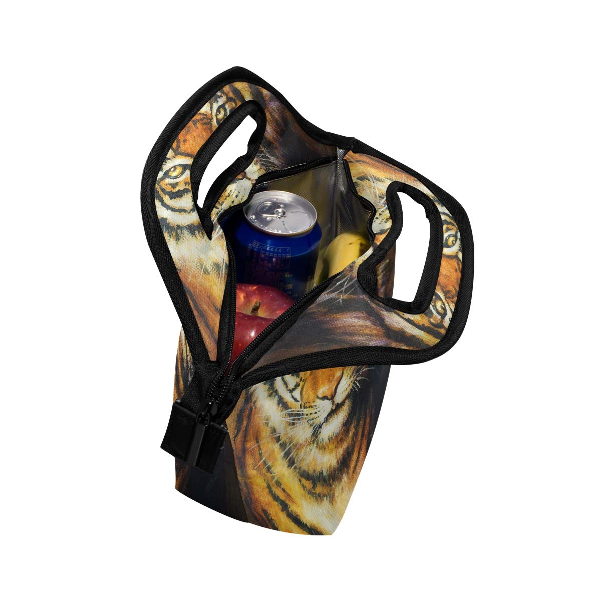 Domoko Hipster Dessin Animé Renard Polka Dot Sac à Déjeuner Isotherme Sac Fourre