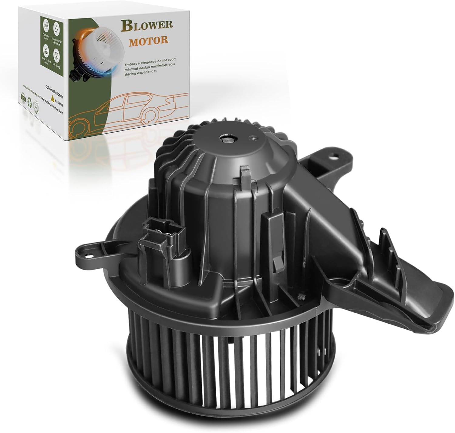 Rear AC Heater Blower Motor Compatible with Tahoe 2013-2020, Traverse 2013-2023, Yukon 2013-2020, Acadia 2012-2023, Enclave 2013-2024, CT6 2016-2020, Escalade 2013-2020, XT6 2020-2024