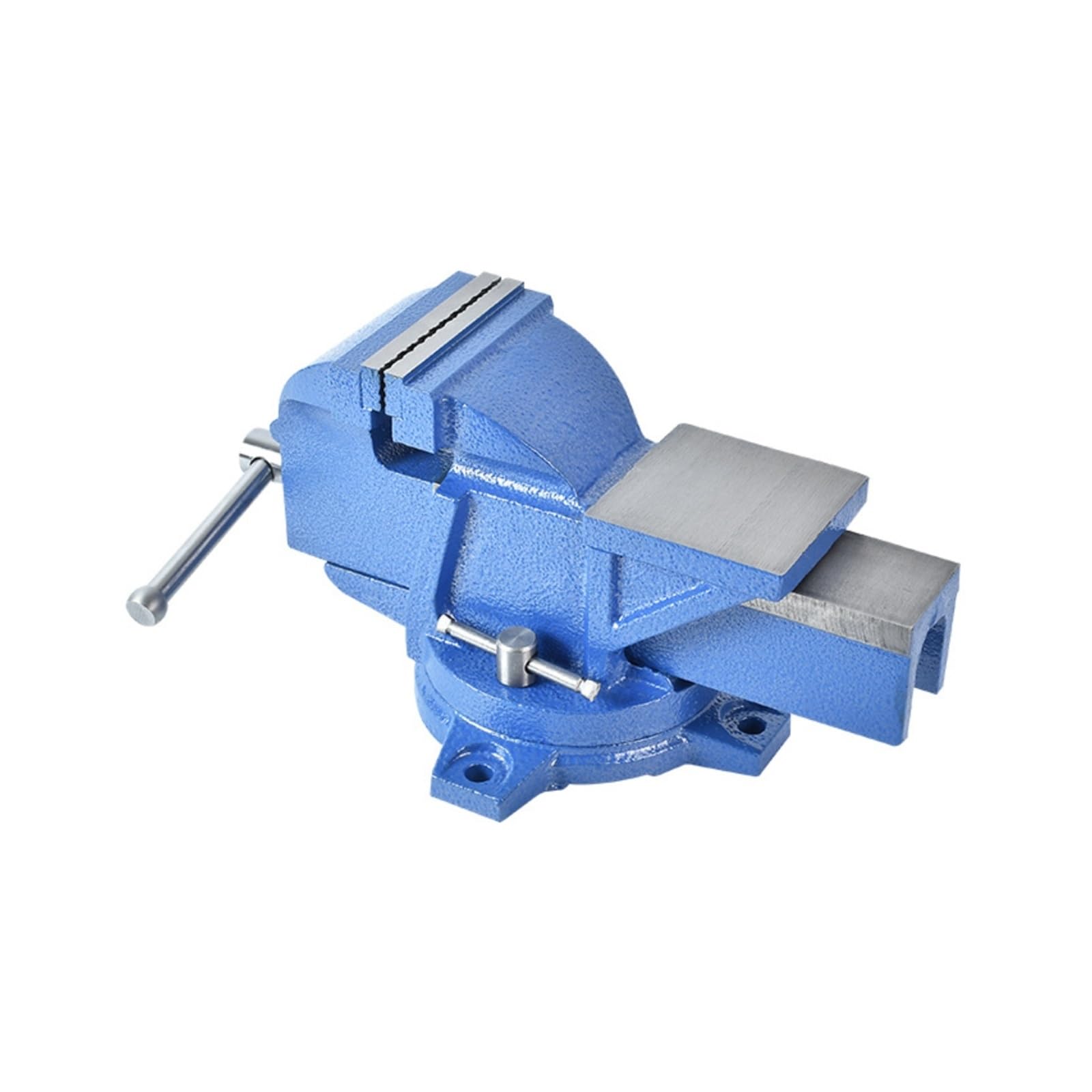 Bench Vice, Bench Vise, 4'' Utility Combo Household Woodworking Swivel Base Workbench for Woodworking, Metalworking
