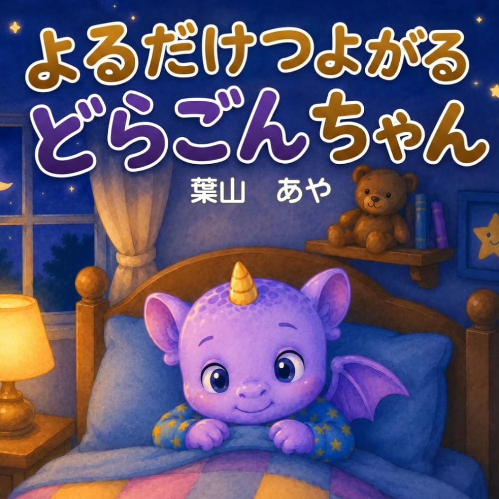 よるだけつよがるどらごんちゃん: こわいよるも、ふとんのなかでだいじょうぶ