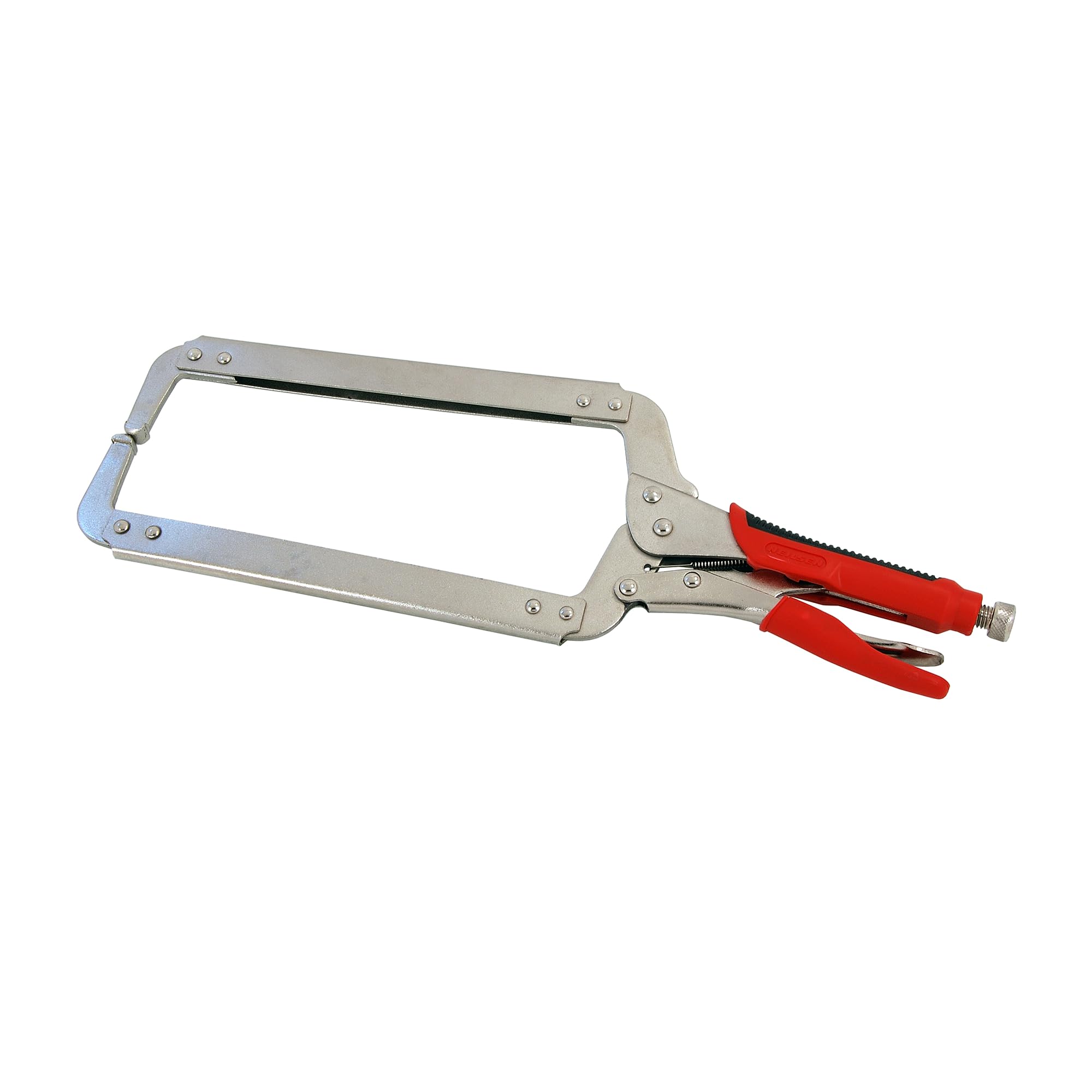 Neilsen Silver Ct1464 18In 460Mm Locking Clamp C Type Grip Wrench Locking C Clamp Pliers Ideal For Clamping Holding And Securing Parts In Woodworking Metalworking And Automotive Repair
