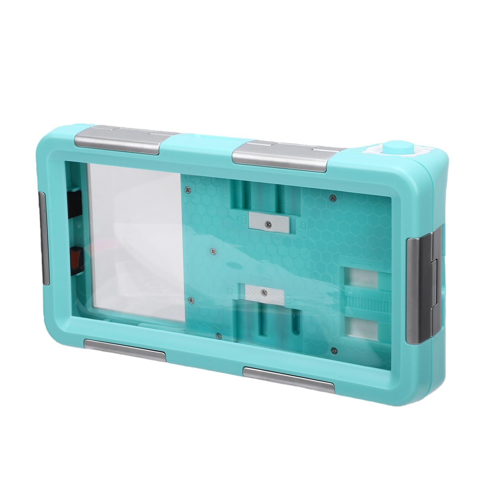 Ejoyous Funda para Teléfono de Buceo Funda Subacuática de TPU para Teléfonos de 4,7 a 6,9 Pulgadas IP68 15 M para Snorkel Foto Video Apto para 17 16 15 y S25 S24 Ultra (Azul y Blanco)