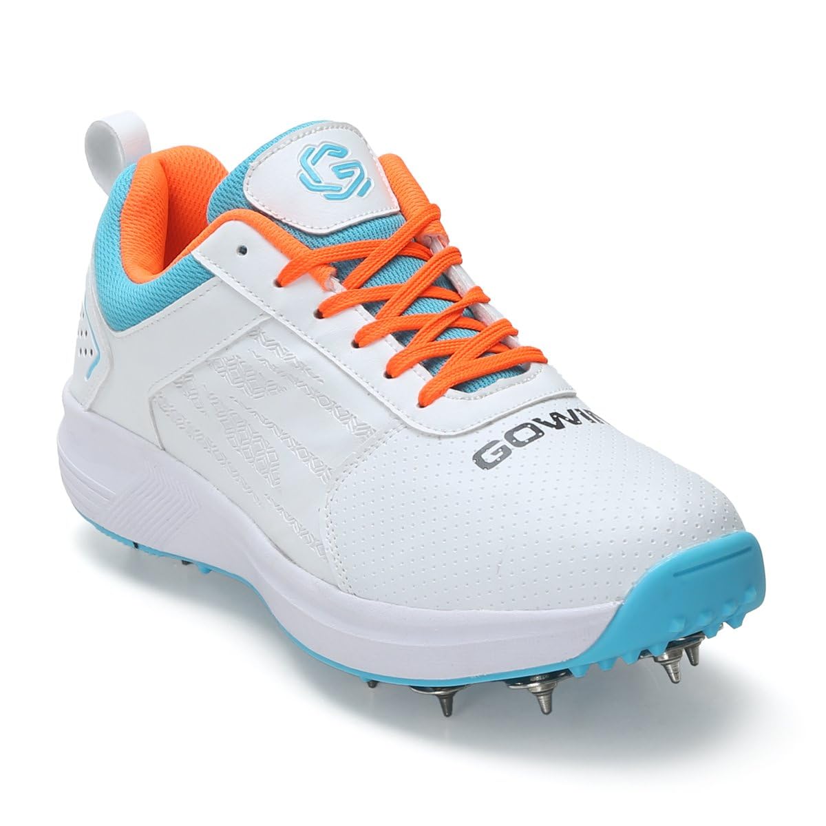 gowin Tyro Metal Cricket Spike for Men II Comfortable Metal Spike Mens Cricket Shoe for Tournament, Training & Practice-picture-16