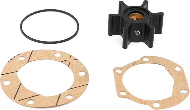 MARKGOO Inboard Water Pump Impeller Kit Replacement for Johnson Pump 09-1026B-1 F4 F4B Volvo Penta 875808 804696 3593659 21951344 22222936 Westerbeke 21218