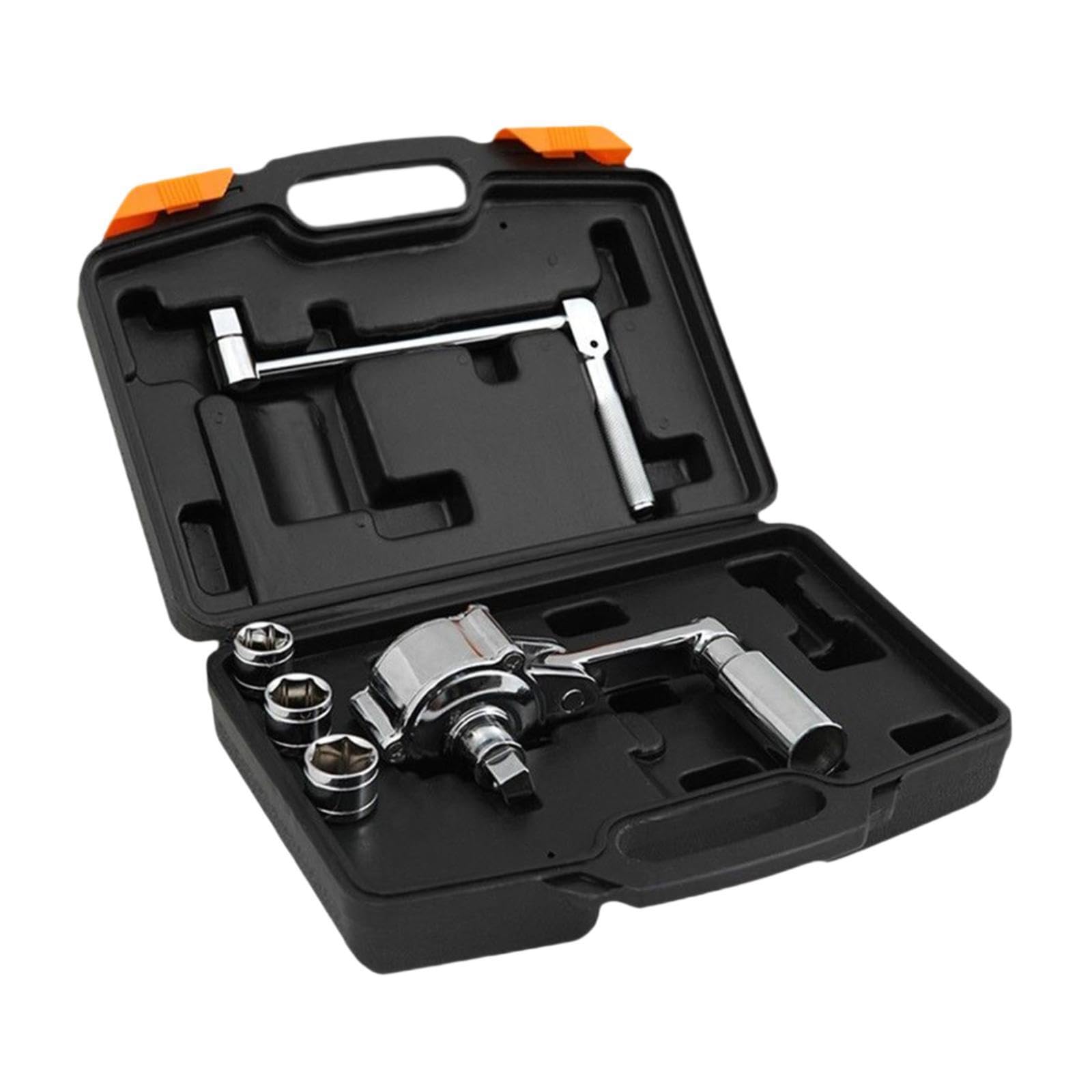 Kit per Cambio gomme, Valigetta per Il Trasporto, Strumento per la rimozione dei Dadi della Maggior Parte dei Veicoli, Chiave moltiplicatrice per Pneumatici torsionali