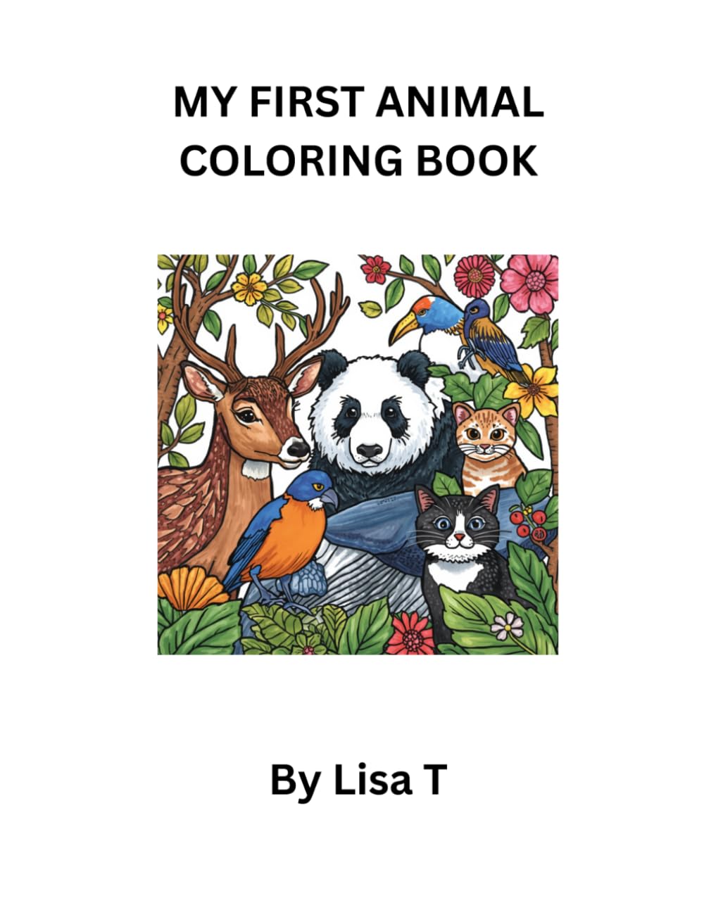 My First Animal Coloring Book