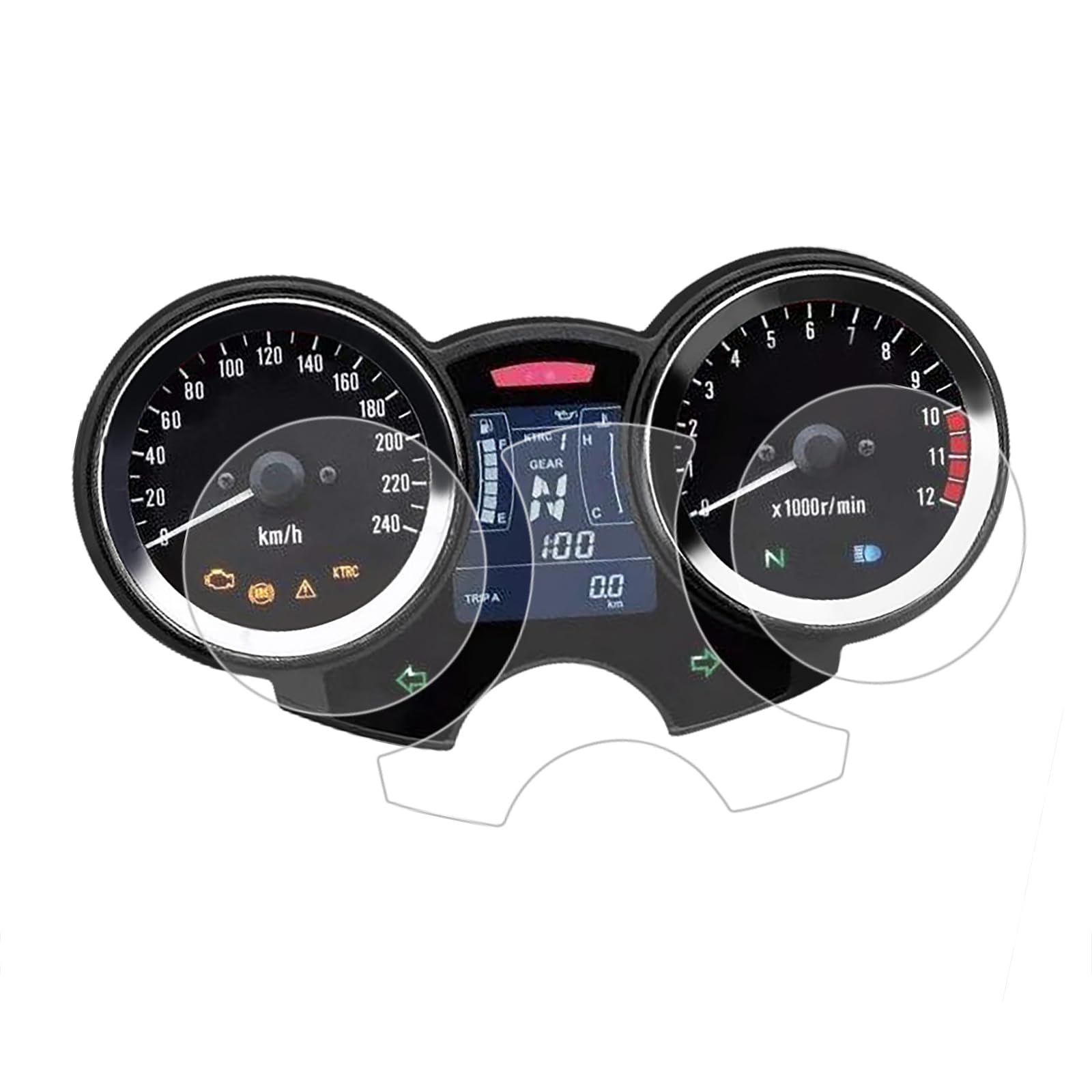 HAONEL Instrument Film Dashboard Screen Protector Replacement for Kawasaki Z900RS 2018-2019 Cluster Display Screen Protective Cover