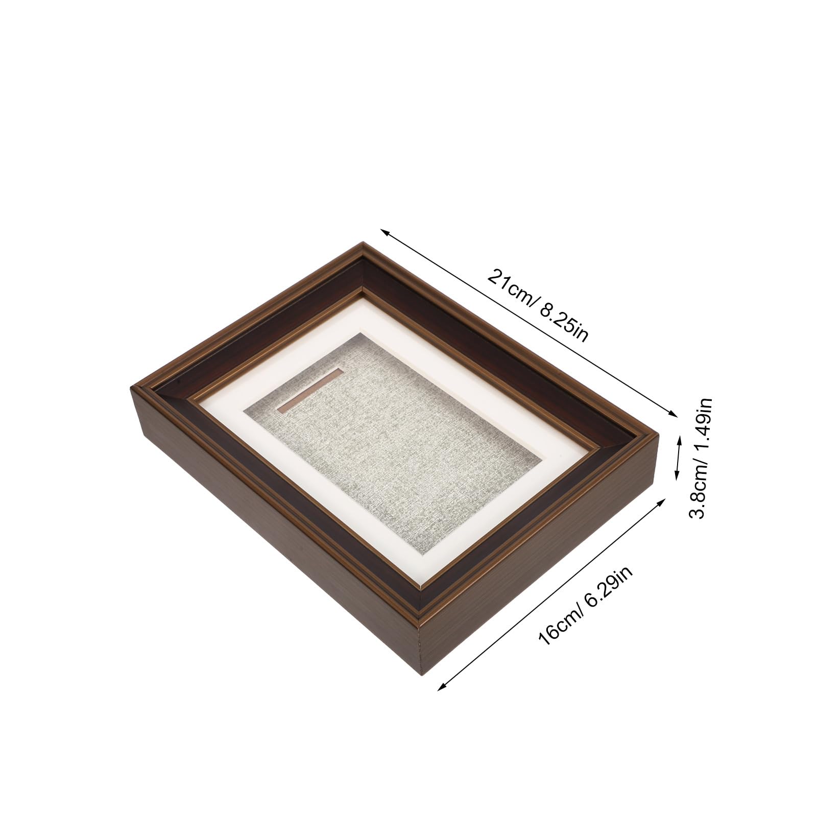 Marco de Exhibición de Medallas de Madera Soporte para Escritorio, Caja para Fotos y Certificados Adecuado para Paredes Familiares y Deportistas