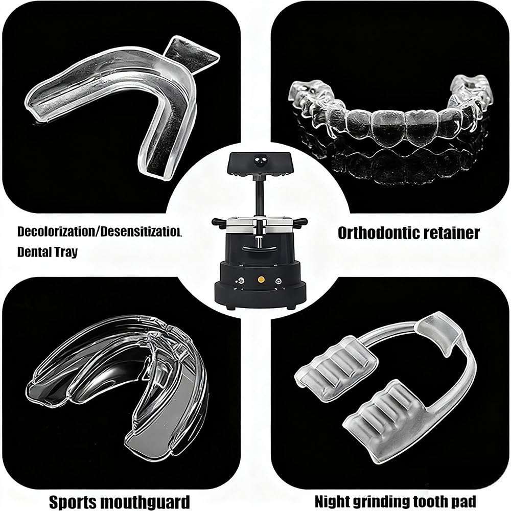 Dental-Vakuumformmaschine, 1200 W Thermoform-Laborausrüstung für Kieferorthopädie, Wärmeformgerät für Vakuumformanwendungen