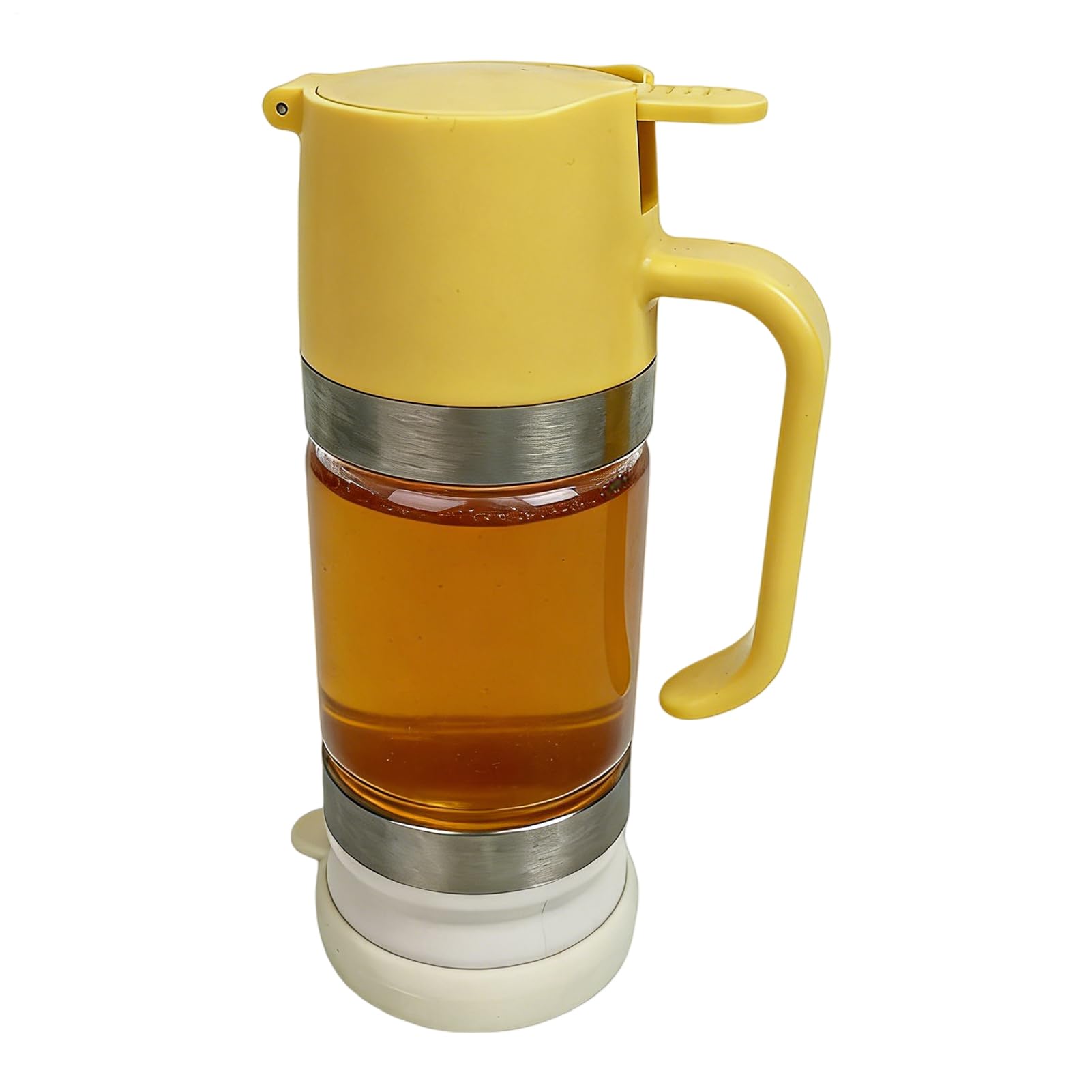Distributeur De Miel Anti-Gouttes Distributeur En Verre Transparent
