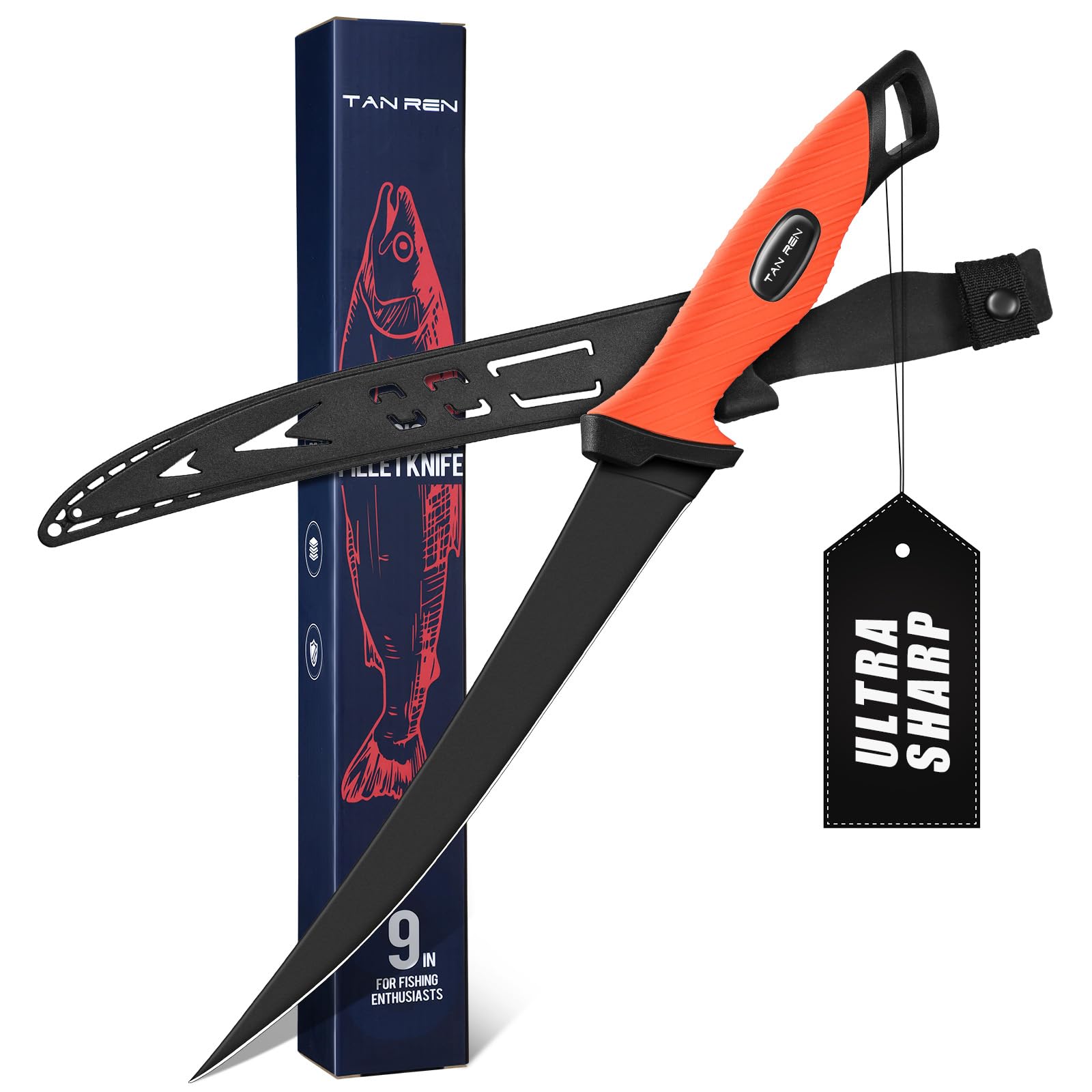 TAN REN Heavy Duty Machete mit Scheide, Survival Messer zum
