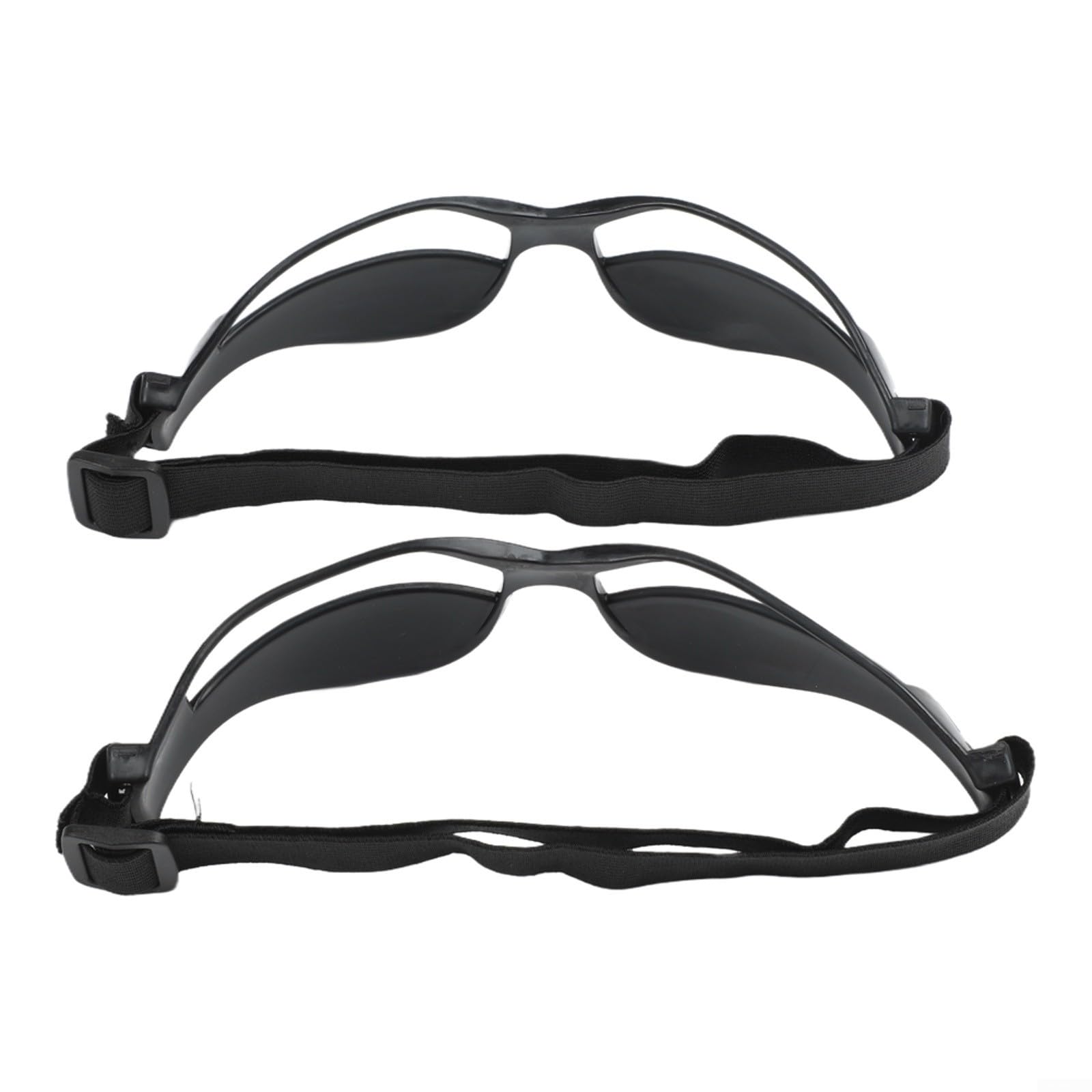 Lot de 8 paires de lunettes de dribble basket-ball entraînement, vision tête haute bande réglable cadre plastique