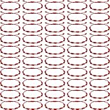 Epakh 50 pulseras de cuerda roja con 7 nudos trenzados, cordón ajustable, pulsera de protección de cábala, hecha a mano,...