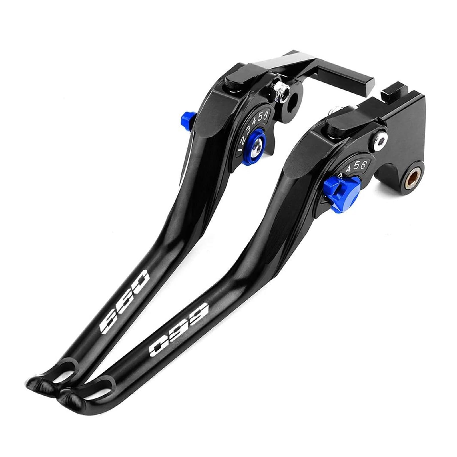 ZCPOPKNHNZ for Triumph for Trident 660 2021-2024 2025 2026 CNC Motorcycle Adjustable Brake Clutch Levers Handle Accessories(Blue)