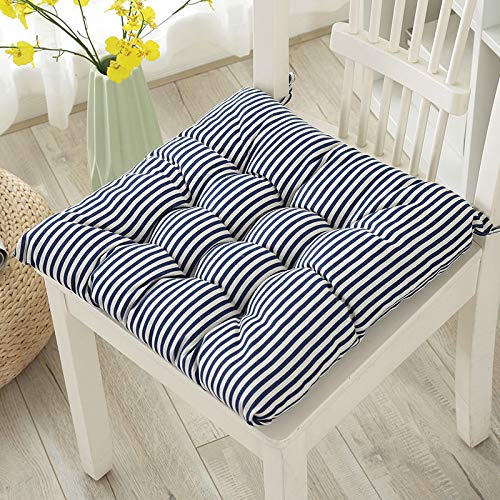 Hixingo Lot de 2 Galette de Chaise, Imprimé Géométrique Galette de Chaise, Coussins de Chaise D'intérieur, Lavable de Coussin Chaise, Extérieur Housses de...