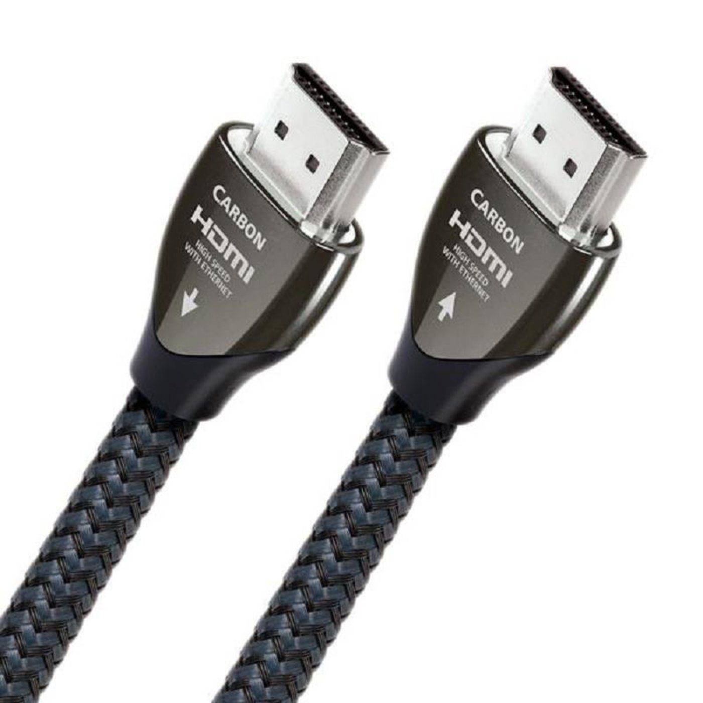 Amazon | AudioQuestカーボン0.6 M編組HDMIケーブル 2-Pack HDMICAR0