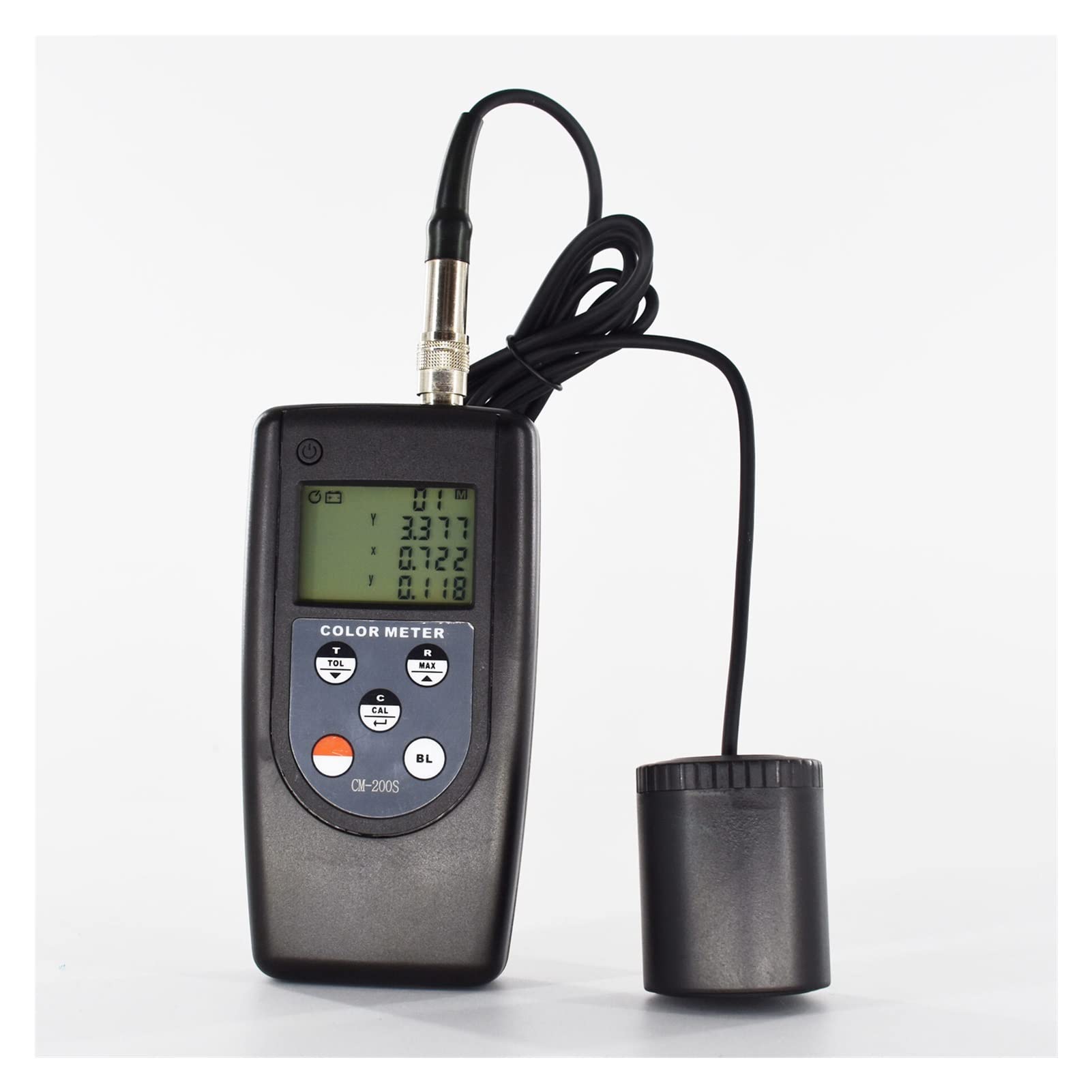 Spektralphotometer CM-200s Höhere Genauigkeit Farbdifferenzentester Farbmesser -Farbmesser mit LCD Bildschirmanzeige mit genauer Farbübertragung