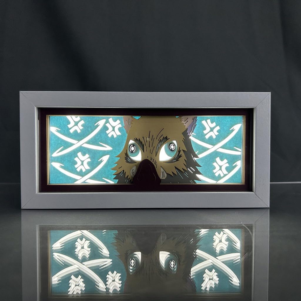 Anime Night Light Hashibira Inosuke Figure for Bedroom Decor Lamp Led Light Anime Atmosphere Desk Lamp