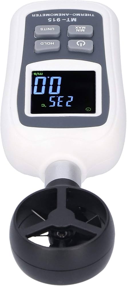 Amazon | Eujgoov MT-915風速計 LCDディスプレイ 風速計 測定対気速度