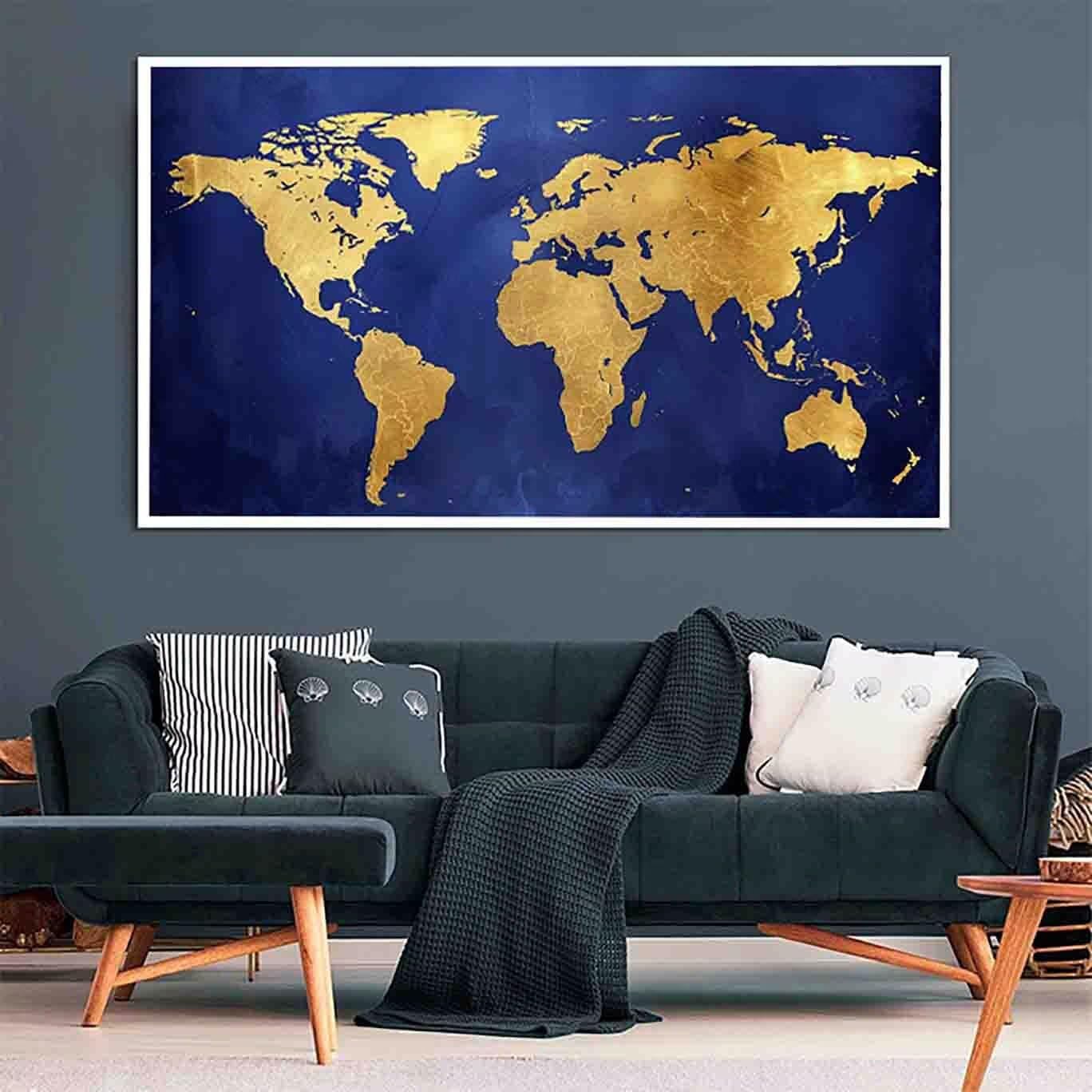 Mapa świata Zestawy artystyczne z diamentami dla dorosłych, diamentowy obraz mapa kryształowa sztuka kwadrat kryształ górski klejnot haft obrazy, zestawy rzemieślnicze dla początkujących dzieci,