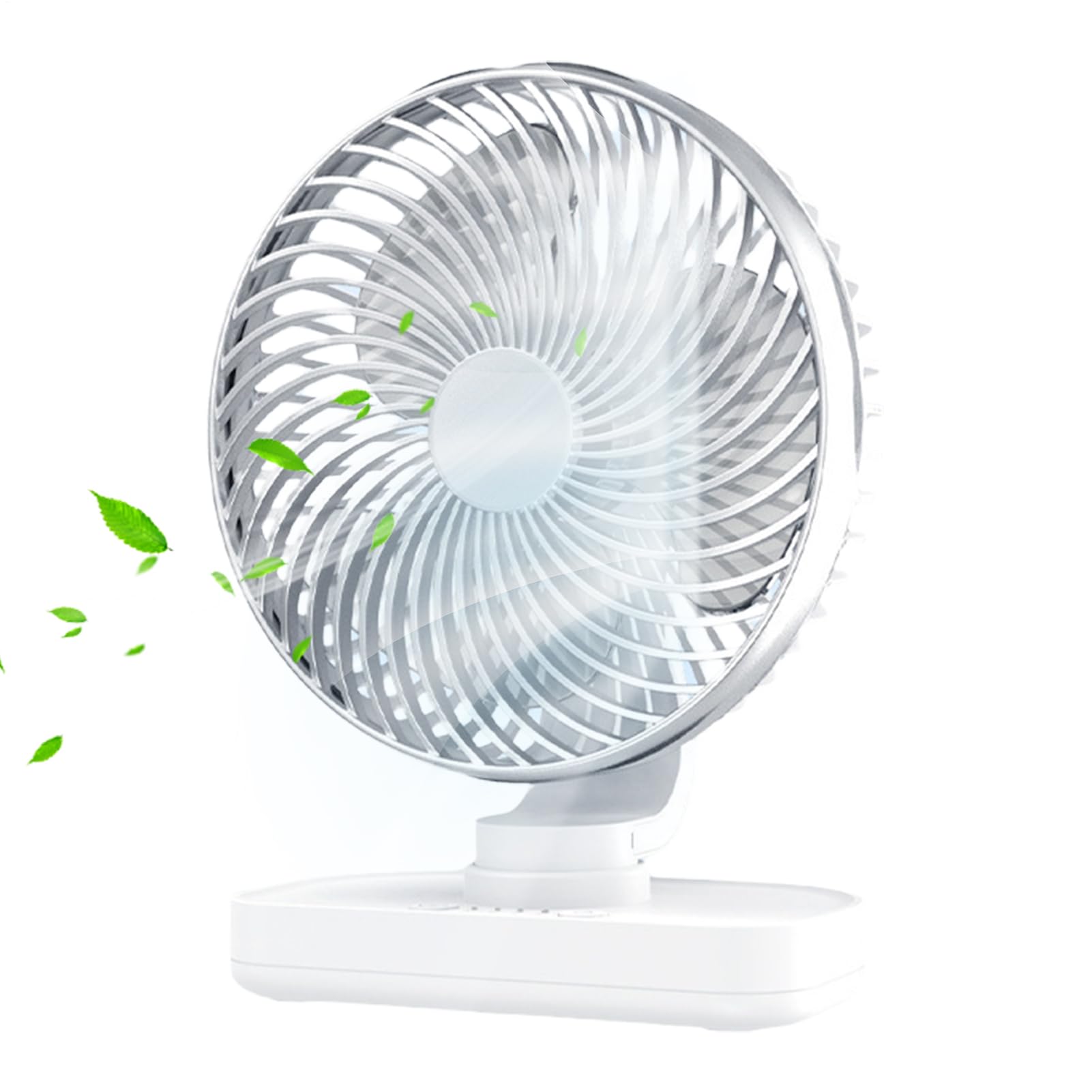 Mini circulateur d'air portable à piles, petit ventilateur de bureau et table oscillant