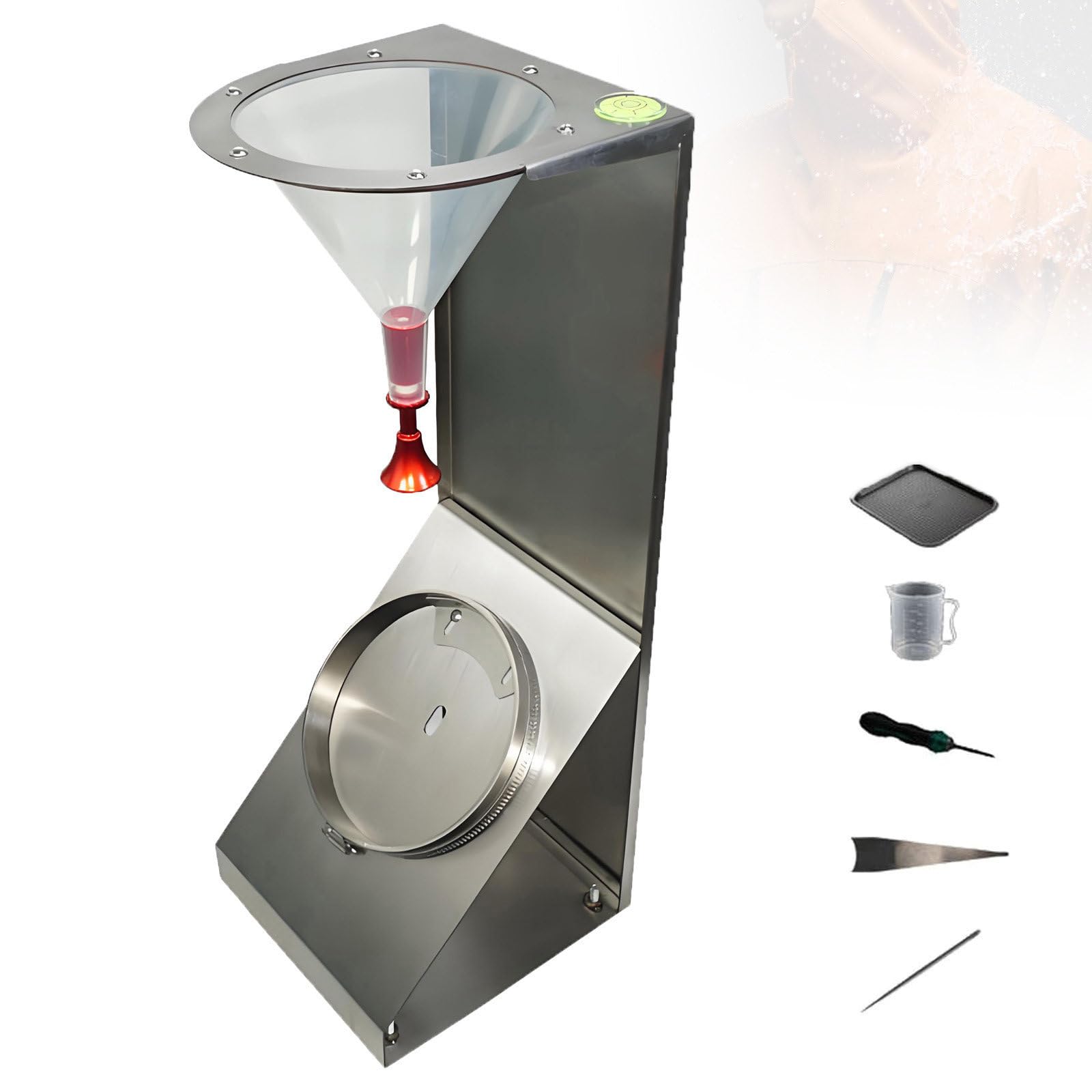 NYANS Fabric Wettability Tester, with Nanoscale Spray Nozzle, 45° Stainless Steel Waterproof Testing Equipment, for the Textile, Medical, and Garment Manufacturing Industries