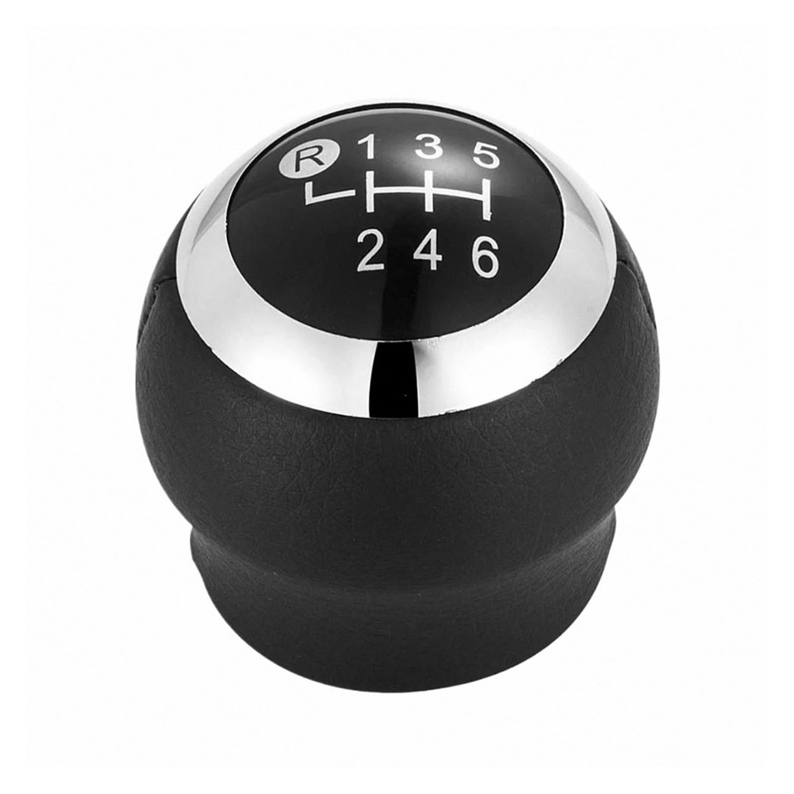 Mkgkacvcpt Black 6 Speed Knob Only Shift Lever Knob Manual 5-Speed / 6-Speed For Toyota For Corolla For Rav4 Avensis For Yaris Verso Auris Aygo 5/6 Speed Stylish Gear Shifter 1Pc Gear Shift(Black 6 Speed)