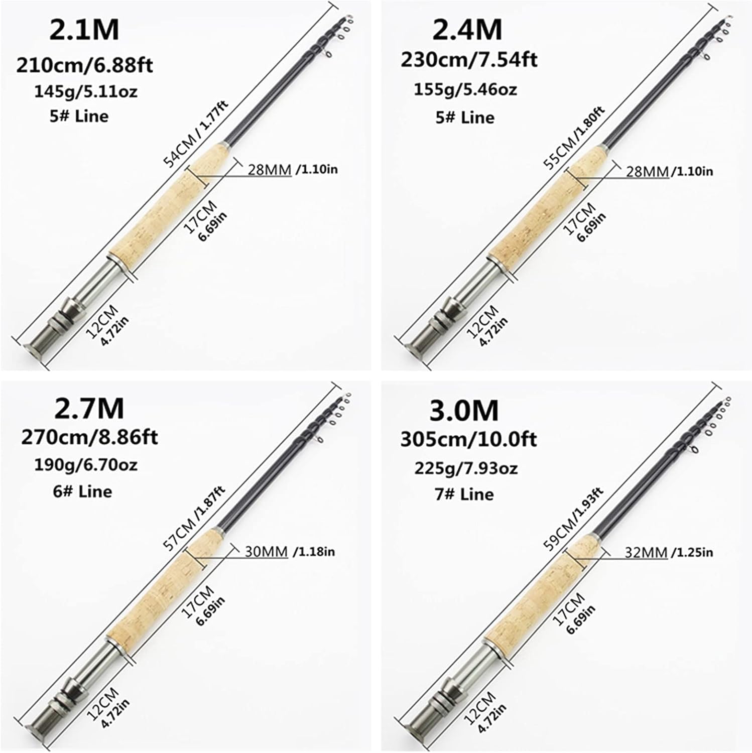 Chowana Wędka Muchowa, Wędka Muchowa, Przenośna Wędka Teleskopowa, Szybka Linia Z Włókna Węglowego 5# 6# 7# Snap-action Trout Rod, 2.1M