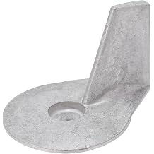 Boat Motor Trim Tab Anode Aluminum Alloy 822157T2 Replacement for Mariner 25 to 50 Protection Against Underwater Electrolysis for Outboard Engines