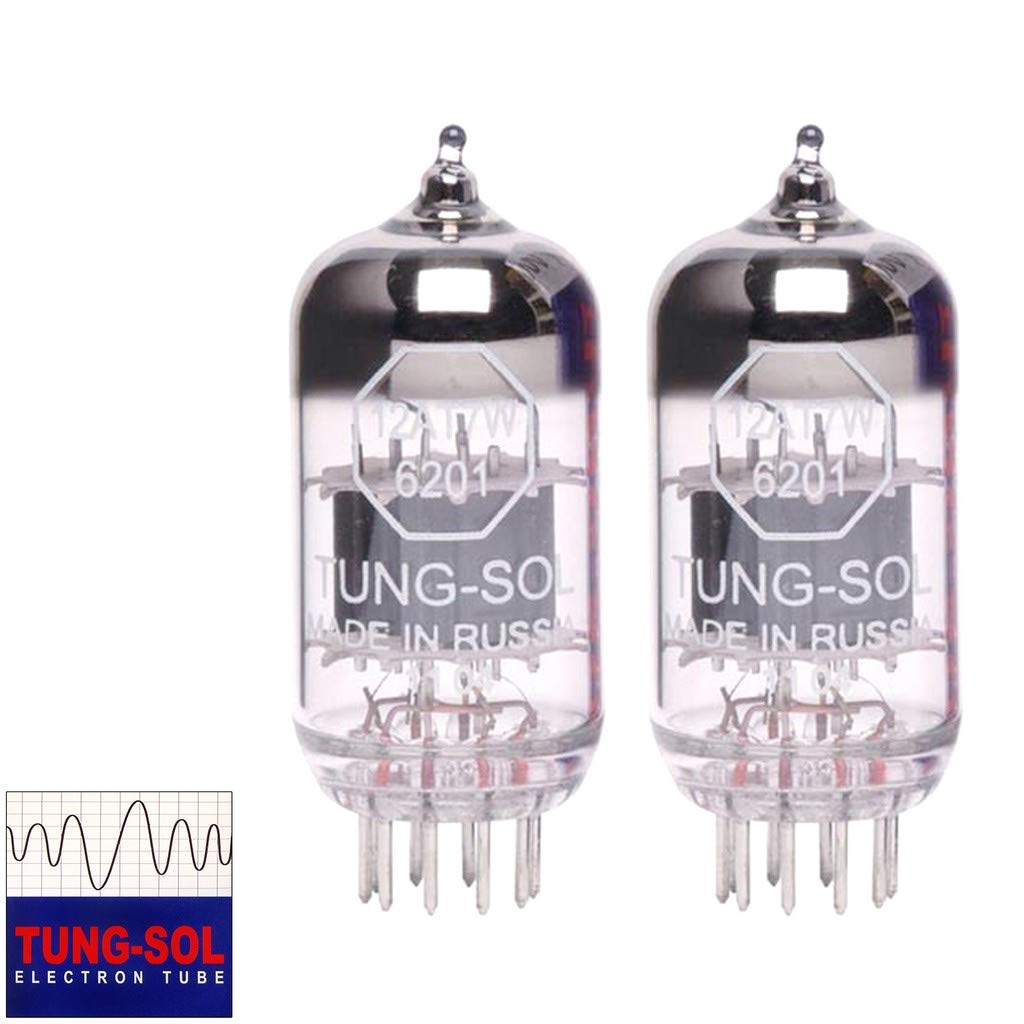 Tung-Sol Brand New Reissue 12AT7 6201 ECC81 GAIN MATCHED Pair (2) Vacuum Tubes