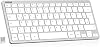 Arteck Wireless Keyboard German QWERTZ Layout Compact USB 2.4 GHz Mini Wireless Keyboard with Multimedia Keys Compatible with PC Notebook Laptop Windows 11 10 8 Silver