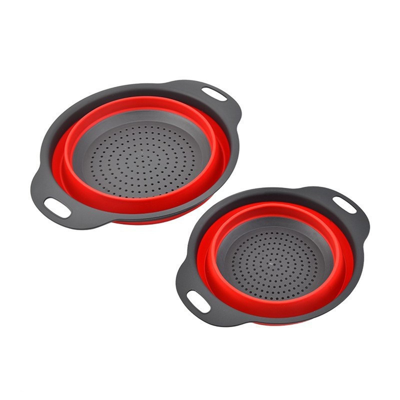 Surwin Passoire Pliable En Silicone - Compacte Et Portable Pour Cuisine, Rouge 25.8x18.7x10cm Passoire Cuisine Compacte Rétractable Surwin Passoire Pliable En Silicone - Compacte Et Portable Pour Cuisine, Rouge 25.8x18.7x10cm Passoire Cuisine Compacte Rétractable
