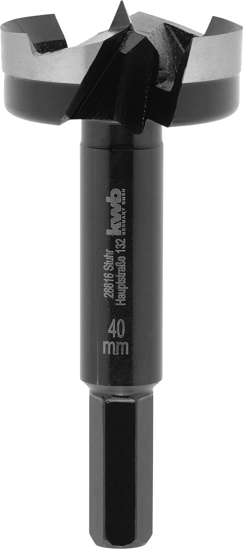 Broca para madera kwb de 40 mm para instalar bisagras en muebles de hogar