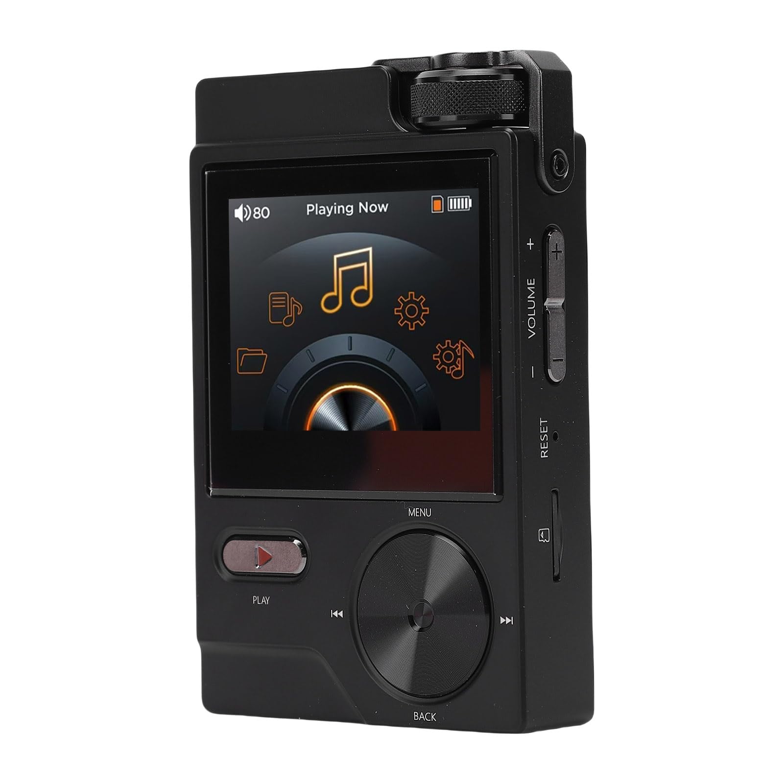 Jectse Lettore MP3 HiFi da 64 GB, Riproduzione DSD/FLAC Lossless Lettore Audio Digitale Ad Alta Risoluzione, Lettore Musicale Portatile con 35 Ore di Riproduzione, Supporta Fino a 256