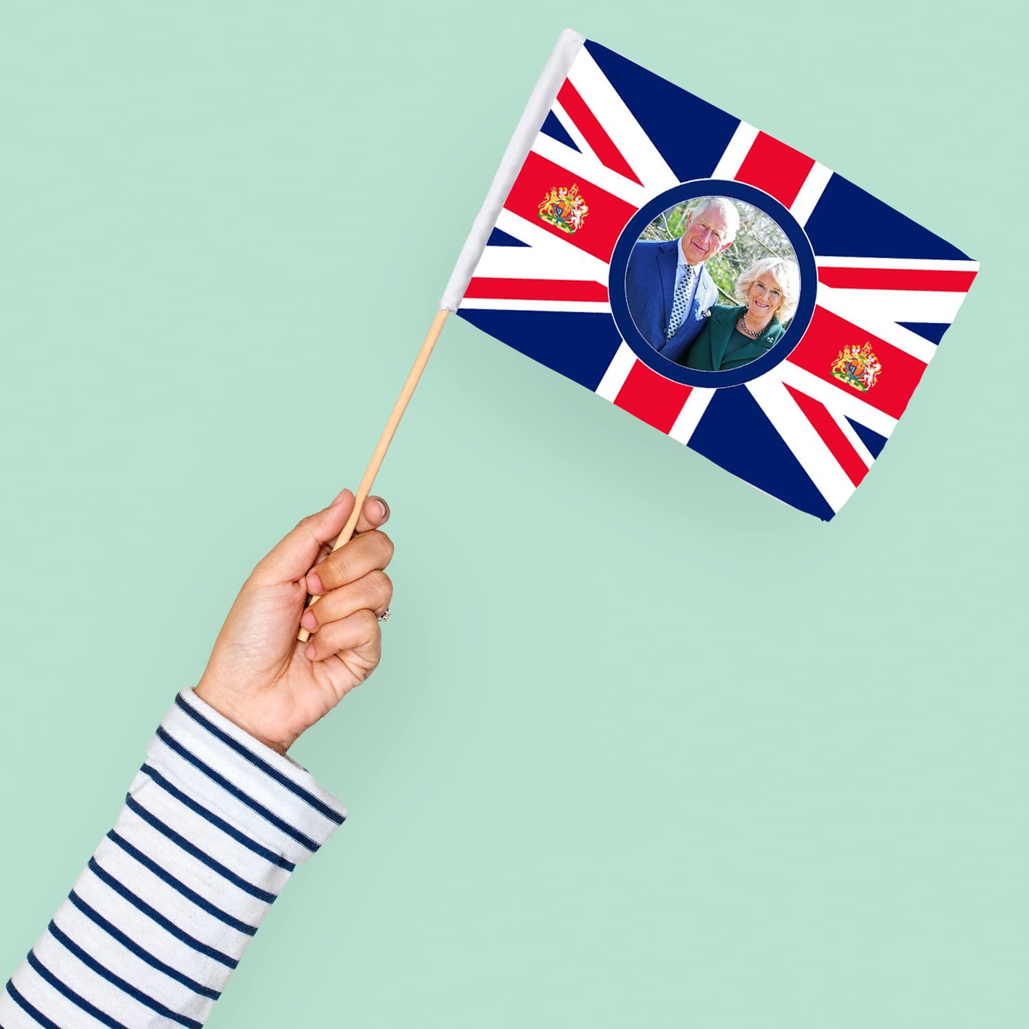 Ghirlanda Bandierina Union Jack In Poliestere 7M Festa Regno Unito