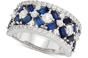 Luminous Topaz Sapphire Eternity Ring: A Synergistic Celebration of Scintillation and Grace
