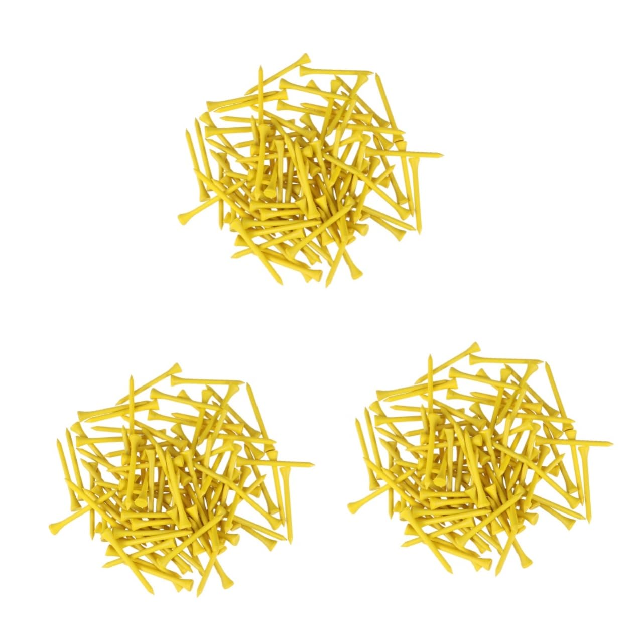 INOOMP 300 Piezas De tee De Golf Tees De Madera A Granel Tees Accesorios para Hombres Orgullo Profesional tee System Tees 3 1/4 Tees 1 1/2 Pulgadas Tees 3 1 4 Pulgadas Yardas Tees