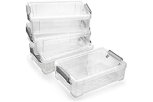 BTSKY Marker Container Organizer - Stackable Storage Solution for Gel Pens, Erasers, Tape Markers