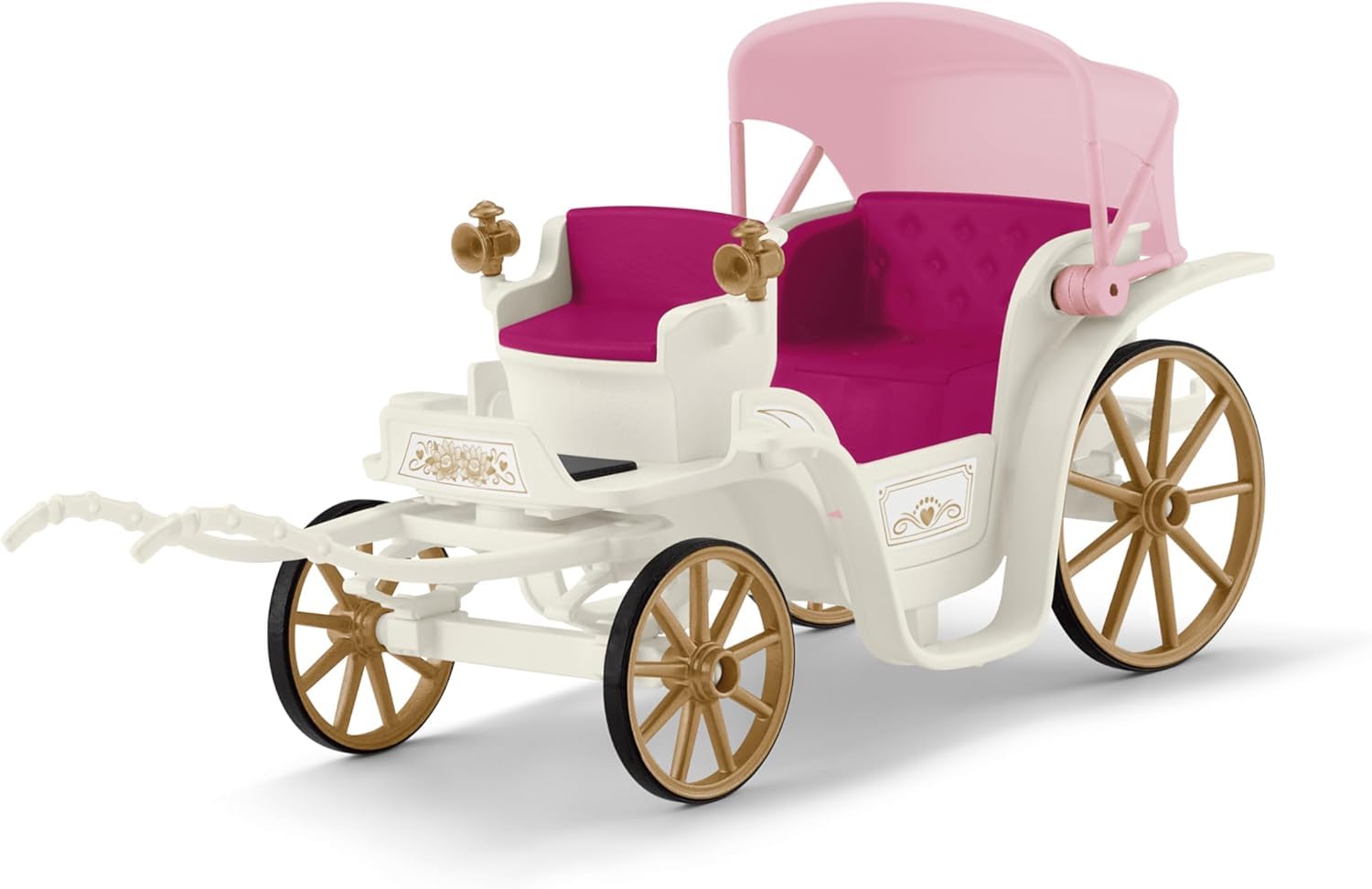 schleich HORSE CLUB | Kareta weselna 42641 | para młoda Emily i Toby z karetą, Hannah i koniem oraz akcesoriami | wspaniały prezent dla dziewczynek i chłopców | zabawka od 5lat | zestaw 106 elementów