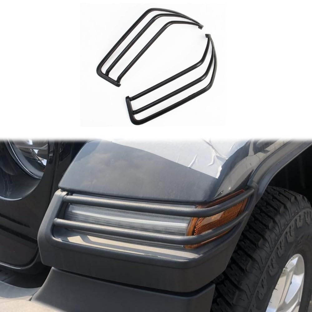 Amazon.com: Black Plastic Front Turn Signal Light Cover Trims