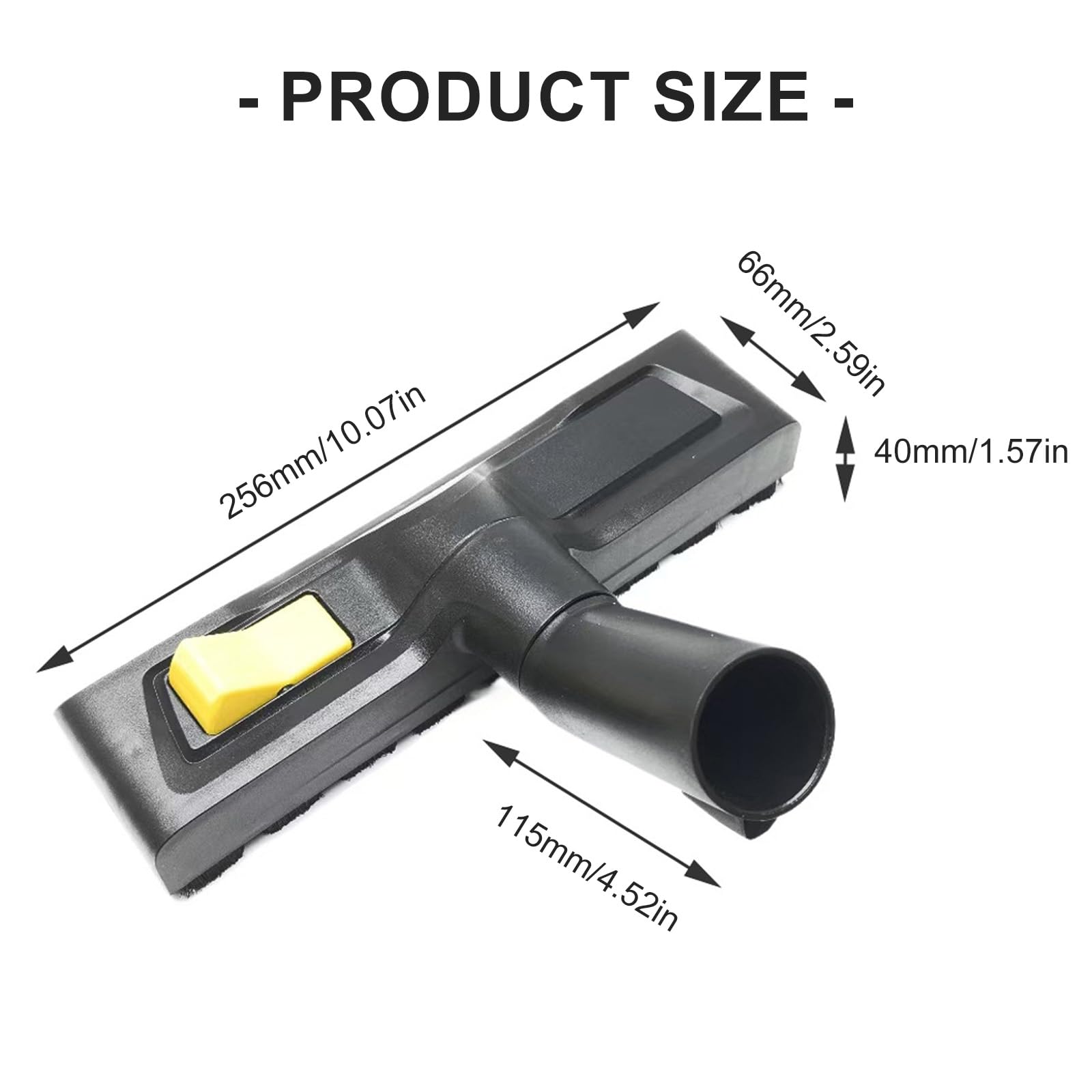 Bocchetta per aspirapolvere a umido e asciutto, compatibile con modelli WD6, bocchetta per pavimenti per una pulizia efficiente per la casa del veicolo, bagnato e asciutto