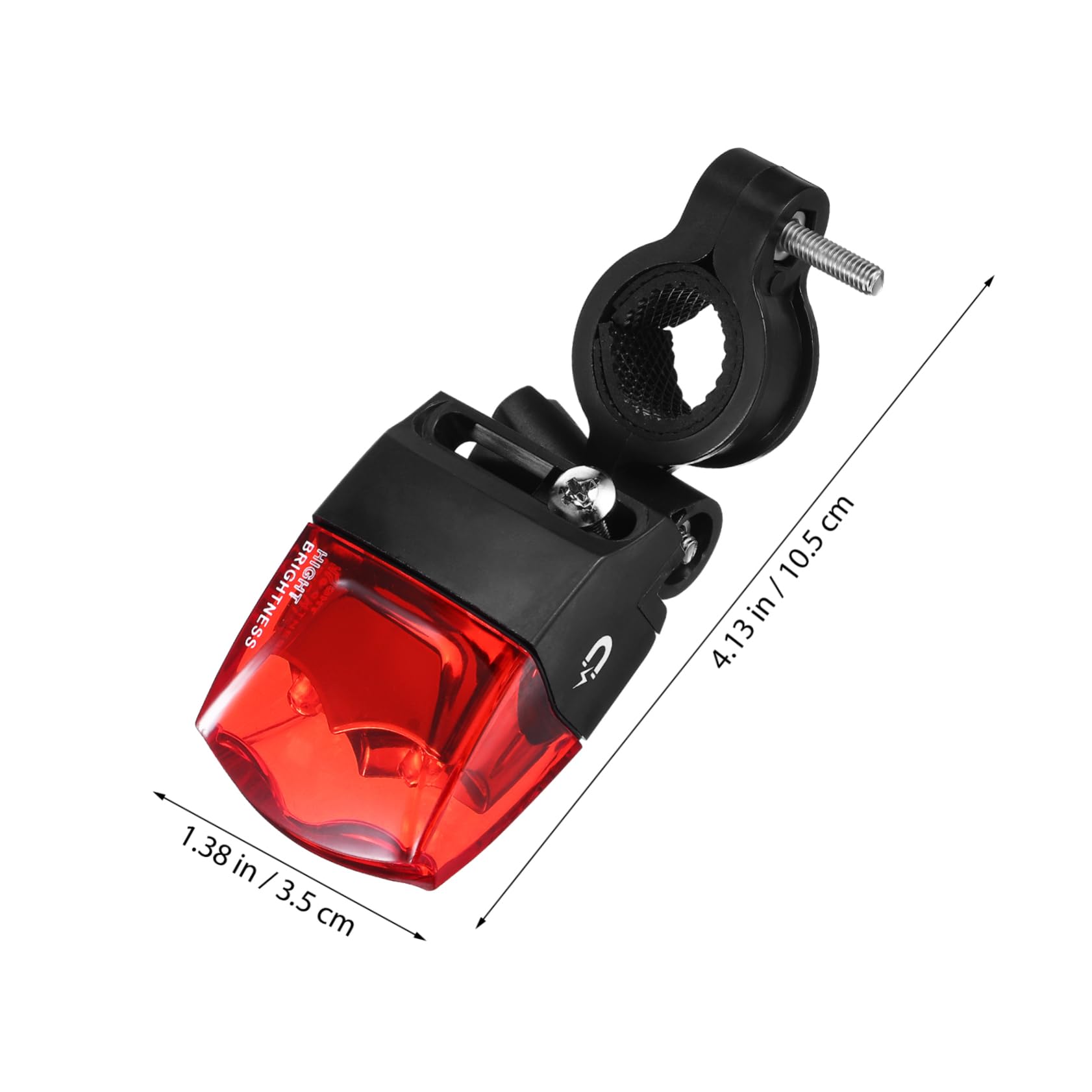 BESPORTBLE Rear Bike Light Reflective Bike Taillight Flashing Sturdy Construction Safe for Cycling